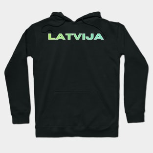 Green ombre latvija latviski - Latvia Hoodie